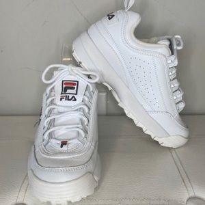 Women’s Premium Lace Up Chunky Platform Sneakers, Fila